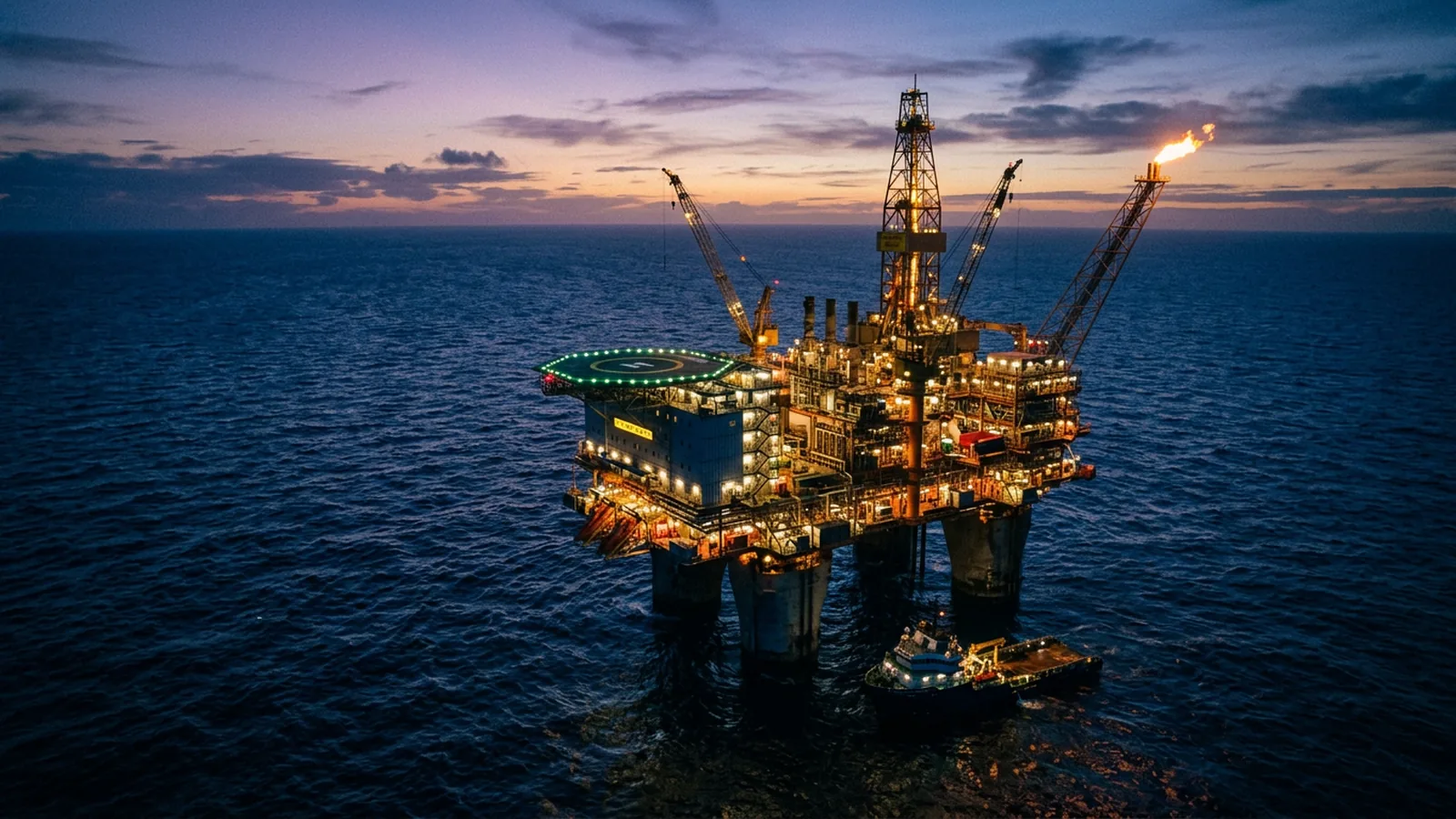 Oil & gas hero illustration